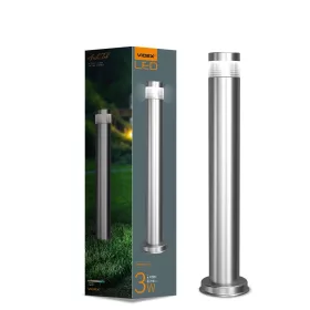   Kültéri kerti lámpa POST 60cm IP54 3W 300lm 2700k meleg ezüst LUKAS Videx