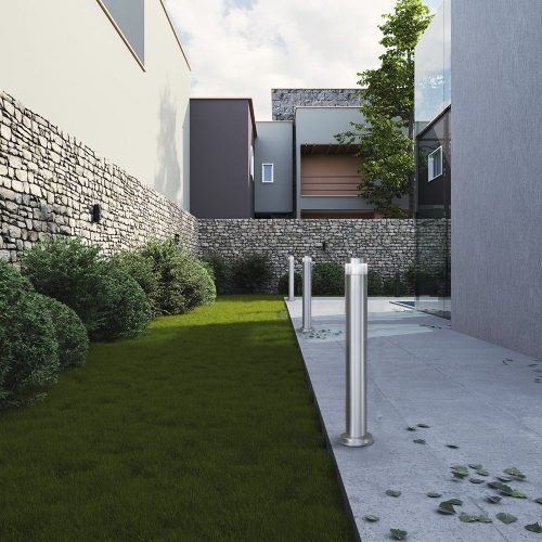 Kültéri kerti lámpa POST 60cm IP54 3W 300lm 2700k meleg ezüst LUKAS Videx