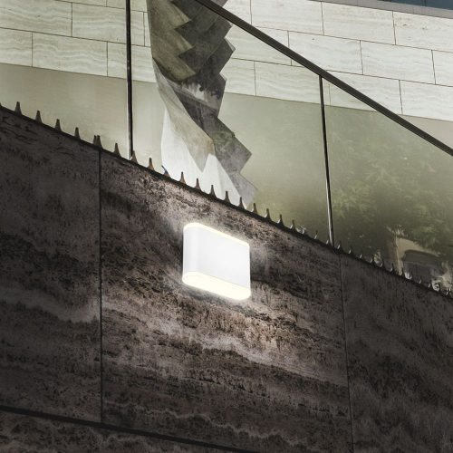 Kerti fali lámpa kültéri LED homlokzati lámpa 6W 660lm 2700lm meleg fehér EVAN Videx