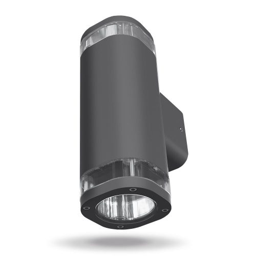 Kerti Fali lámpa Homlokzati Kültéri IP54 2x GU10 Szürke BRUNO Videx