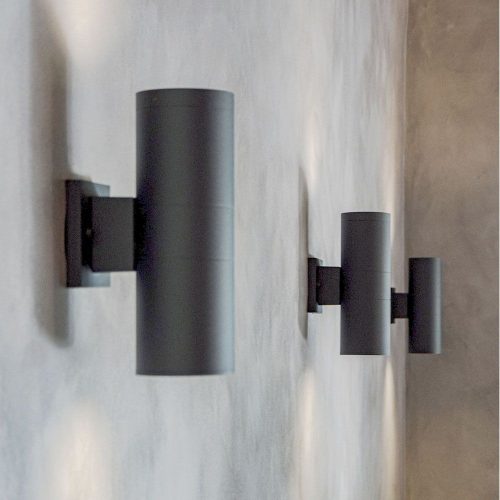 Kerti Fali lámpa Homlokzati Kültéri IP54 2x E27 Szürke PORTER Videx