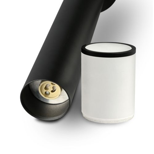 Kültéri kerti lámpa POST Álló Kör 60cm IP54 E27 Fekete Videx