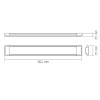 LED lámpa felületi panel 18W 2250lm 4000K semleges fehér BATTEN Videx