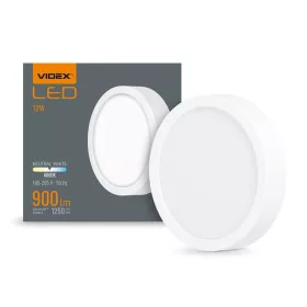   LED panel felületre szerelhető mennyezeti lámpa 12W 1250lm 4000K semleges fehér Videx