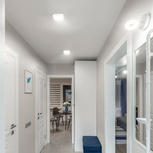 LED panel felületre szerelhető mennyezeti lámpa 18W 1850lm 4000K semleges fehér Videx