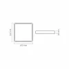 LED panel felületre szerelhető mennyezeti lámpa 18W 1850lm 4000K semleges fehér Videx