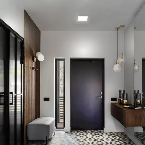 LED panel felületre szerelhető mennyezeti lámpa 24W 2500lm 4000K semleges fehér Videx