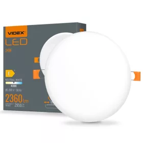   Süllyesztett lámpatest LED Panel 24W 2360lm 4000K Semleges DLFR VIDEX
