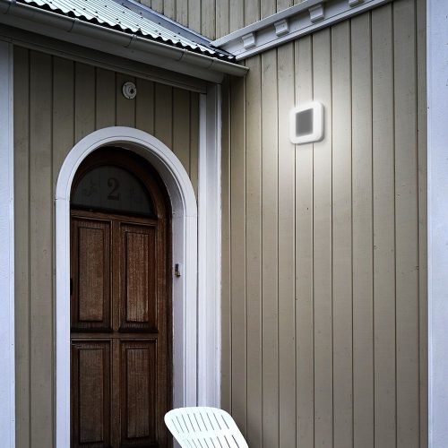 Kültéri lámpa mennyezeti LED lámpatest 24W 2600lm 5000K Hideg IP65 Fehér Videx