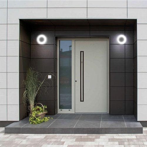 Kültéri lámpa mennyezeti LED lámpatest 24W 2600lm 5000K hideg fehér IP65 Videx