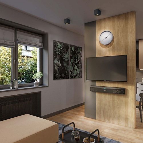 Felületre szerelhető lámpatest SPOT 1x GU10 Mozgatható Fekete OTTO Videx