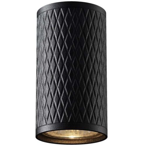 Felületre szerelhető mennyezeti lámpa LED cső GU10 fekete VIDEX