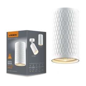   Felületre szerelhető mennyezeti lámpa LED cső GU10 fehér VIDEX