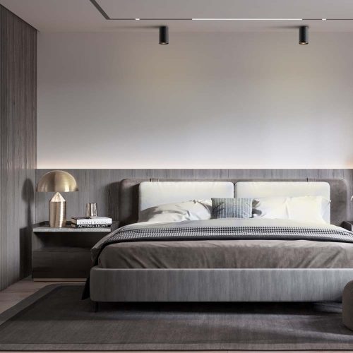 Felületre szerelhető mennyezeti lámpa LED cső GU10 fekete VIDEX