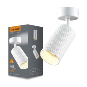   Felületre szerelhető mennyezeti lámpa LED cső GU10 fehér VIDEX