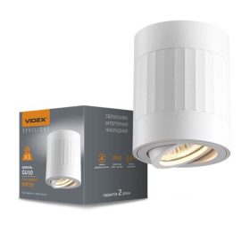   Felületre szerelhető mennyezeti lámpa LED cső GU10 fehér VIDEX