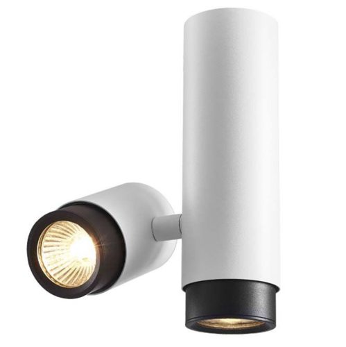 Felületre szerelhető világítótest mennyezeti lámpa LED cső 2xGU10 fehér VIDEX