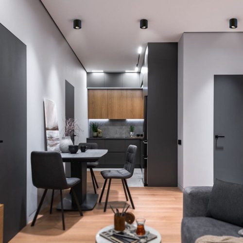 Felületre szerelhető HALOGÉN SPOT mennyezeti lámpa 1x GU10 mozgatható fekete Videx