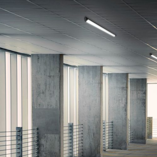 LED lámpa Felületre szerelt panel mennyezeti lámpatest 72W 8000lm 5000K 120cm fekete