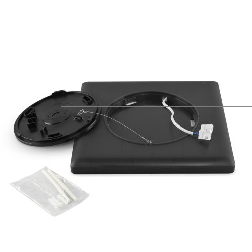 LED mennyezeti lámpa felületre szerelt 22W 2900lm 4000K semleges fekete Videx