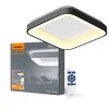 LED mennyezeti lámpa, felületre szerelt 72W 7500lm 2700-6000K CCT fekete szabályozható + EDGE Videx távirányító