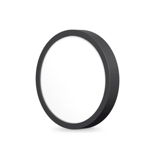 LED mennyezeti lámpa, felületre szerelt 15W 1850lm 4000K semleges fekete Videx