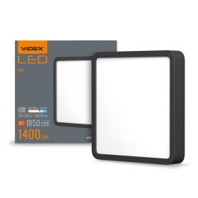   LED mennyezeti lámpa, felületre szerelt 15W 1850lm 4000K semleges fekete Videx