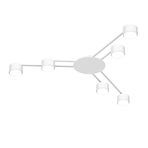 Mennyezeti lámpa csillár 6x GX53 LED Fehér Modern Videx