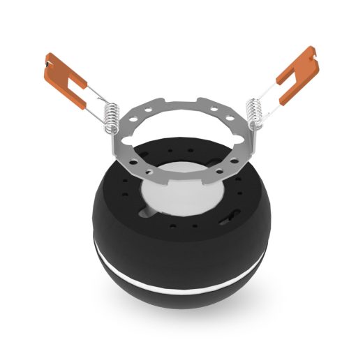 Felületre szerelhető lámpatest SPOT Mennyezeti lámpa Black Spot 1x GX53 Videx