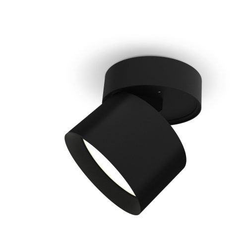 Fali mennyezeti lámpatest, felületre szerelhető spotlámpa GX53 fekete Videx