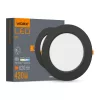 LED panel süllyesztett lámpatest 6W 620lm 4000K semleges fekete Videx