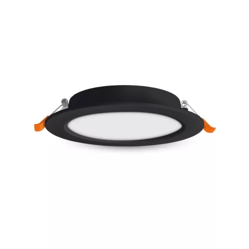 LED panel süllyesztett lámpatest 6W 620lm 4000K semleges fekete Videx