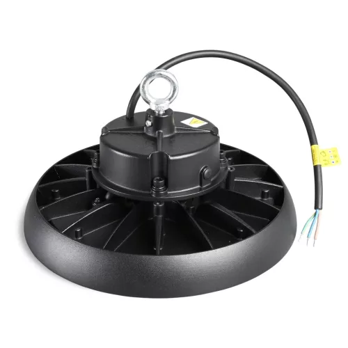 LED magasba építhető lámpa 100W 16200lm 5000K Semleges 90° IP65 IK07 mAh Függesztett fekete VIDEX