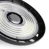 LED magasba építhető lámpa 100W 16200lm 5000K Semleges 90° IP65 IK07 mAh Függesztett fekete VIDEX