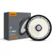 LED ipari magasbalátó lámpa 150W 25000lm 5000K semleges 90° fekete függeszték IP65 Videx