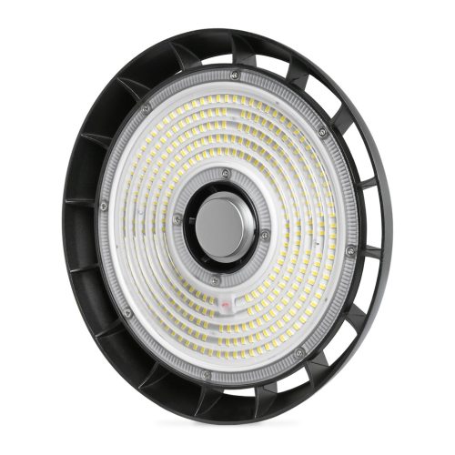 LED ipari magasbalátó lámpa 150W 25000lm 5000K semleges 90° fekete függeszték IP65 Videx