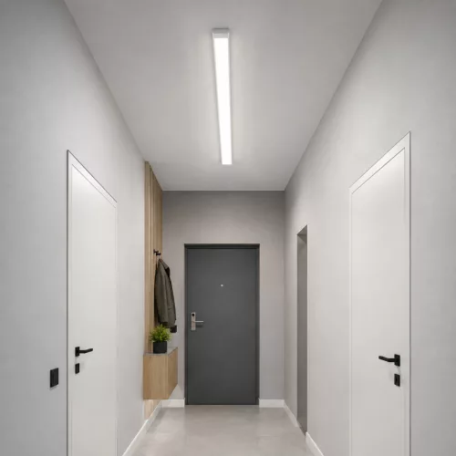 Lineáris LED lámpatest 54W 5940lm 5000K semleges fehér 120cm felületre szerelhető BATTEN Videx