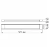 Lineáris LED lámpatest 54W 5940lm 5000K semleges fehér 120cm felületre szerelhető BATTEN Videx