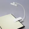 Csíptetős LED asztali olvasólámpa 0.7W 60lm CCT USB-C akkumulátoros fényerő-szabályozható fehér VIDEX