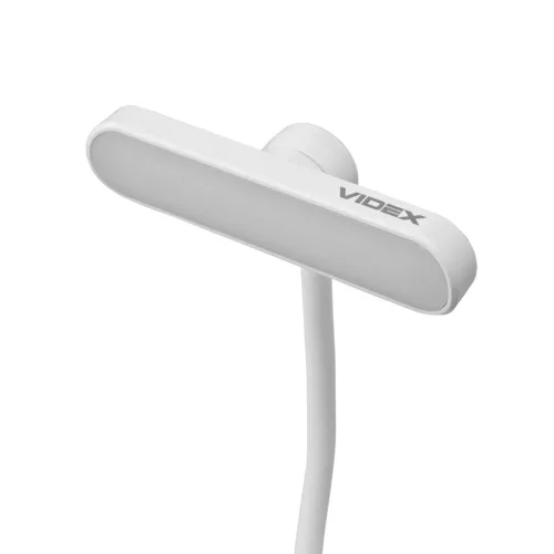 Csíptetős LED asztali olvasólámpa 0.7W 60lm CCT USB-C akkumulátoros fényerő-szabályozható fehér VIDEX