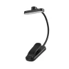 LED asztali olvasó- és éjjeli lámpa 0.7W 60lm CCT 1000mAh akkumulátoros USB-C fekete Videx