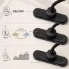 LED asztali olvasó- és éjjeli lámpa 0.7W 60lm CCT 1000mAh akkumulátoros USB-C fekete Videx