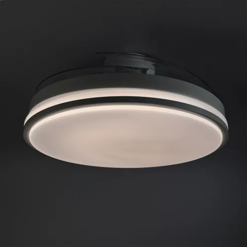 Mennyezeti ventilátor 106cm LED mennyezeti lámpa 60W 5400lm 3000-6000K CCT fekete Videx