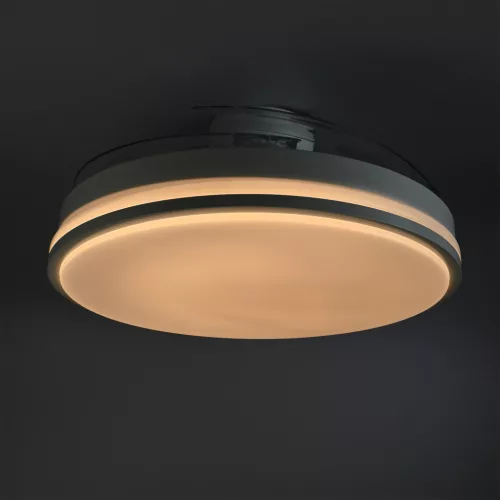 Mennyezeti ventilátor 106cm LED mennyezeti lámpa 60W 5400lm 3000-6000K CCT fekete Videx