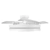 Mennyezeti ventilátor 106cm lámpa mennyezeti plafon LED 60W 5400lm 3000-6500K CCT távirányítóval fehér Videx