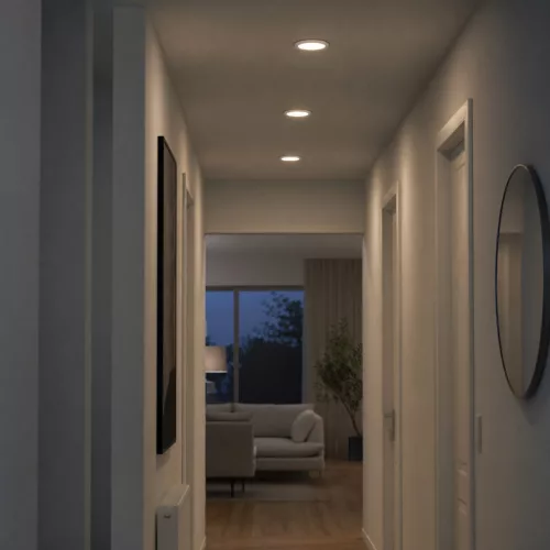 Süllyesztett kerek spotlámpatest GX53 30W fehér VIDEX