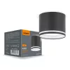 Felületre szerelhető mennyezeti spotlámpa GX53 max 30W fekete VIDEX