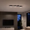 Felületre szerelhető mennyezeti spotlámpa 3xGX53 max 30W fekete VIDEX