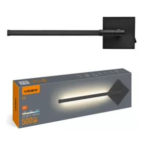   Felületre szerelhető LED falilámpa 5W 500lm 3000-6000K CCT 120° fekete VIDEX