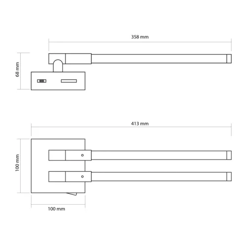 Felületre szerelhető LED falilámpa 10W 1000lm 3000-6000K CCT 120° fehér VIDEX